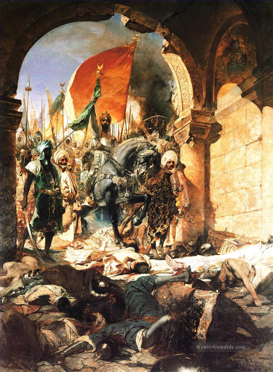 Die Eintragung von Mahomet II in Konstantinopel Jean Joseph Benjamin Constant Orientalist Ölgemälde